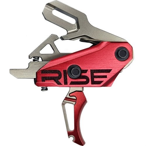 RISE ARMAMENT REV 535 Slide-and-Snap AR Trigger gir rask installasjon, byttbare bladfjes og presis avtrekk for bedre nøyaktighet og raske oppfølgingsskudd.