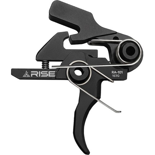 RISE ARMAMENT RA-101 er en holdbar og pålitelig AR-trigger med 4,0 lbs pull, rask reset, enkel installasjon og passer til AR-15 og AR-10 plattformer.