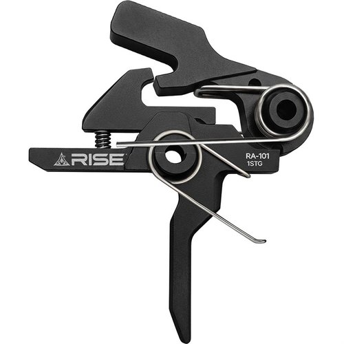 RA-101F Flat trigger gir pålitelig ytelse med 4,0 lbs avtrekk, enkel installasjon, og holdbar konstruksjon for AR-15 og AR-10 til en rimelig pris.