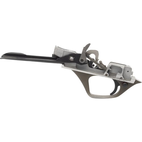 Remington 12 GA Trigger Plate Assembly for Versa Max II gir deg en komplett, fabrikkspesifisert løsning med høyre håndsikkerhet for pålitelig funksjon og enkel installasjon.