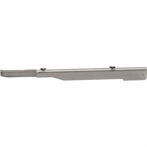 .410 bore ejector housing for Remington 1100, laget av slitesterk stål, uferdig sølvfarge for tilpasning, ideell for reparasjoner og restaureringer.