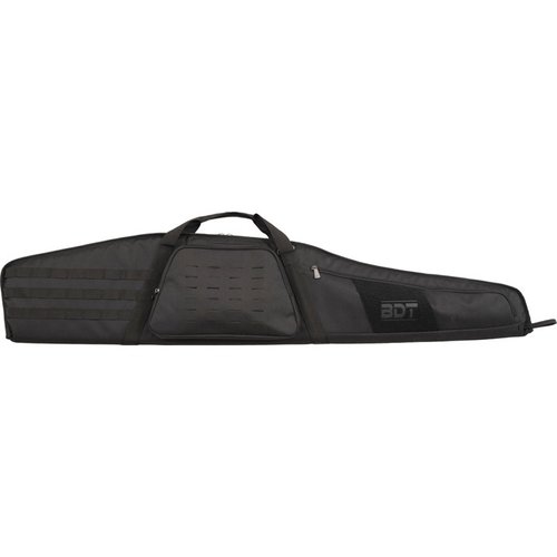 Bulldog Cases 52" Deluxe Suppressor Rifle Case har en varmebestandig lomme, kraftig nylon, polstring og plass til tilbehør, perfekt for lange rifler.