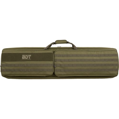 BULLDOG CASES 48” Ultra-Lite rifle case gir deg lettvektsbeskyttelse for AR-15 og mid-length rifler, med varmebestandig suppressor pouch og praktiske lommer.