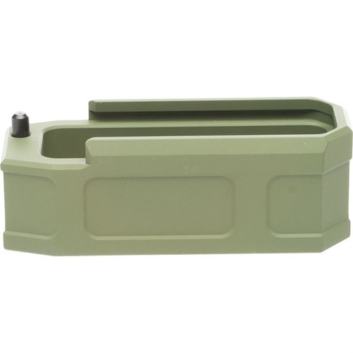 MXP magasinforlengelse gir +5 skudd for Gen M3 PMAG, enkel verktøyløs installasjon, lettvekts CNC-aluminium og robust ytelse.