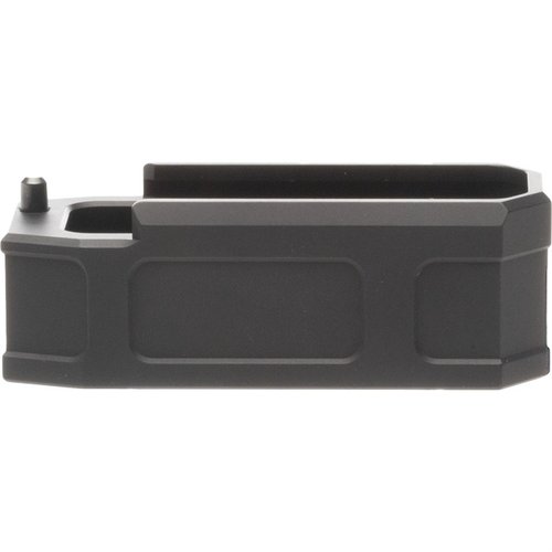 MXP magasinforlengelse for Gen M3 PMAG gir +5 runder, verktøyløs installasjon med patentert system, lett og robust aluminiumsdesign.