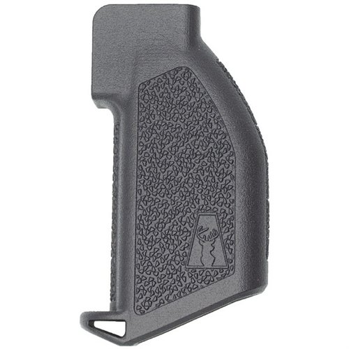 ALPHA PRECISION RIFLE GRIPS gir en ergonomisk og rask handling med stiplet grep, reduserer tretthet og passer til alle AR-stil rifler for optimal presisjon.