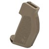 ALPHA PRECISION RIFLE GRIPS gir ergonomisk grep, forbedret triggerfingerplassering, anti-fatigue design, og stipling for bedre kontroll på AR-stil rifler.