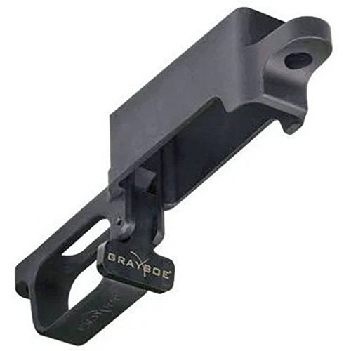 Grayboe TYPE 3 Detachable Box Magazine Well for Remington 700, anodisert svart, kompatibel med AICS-magasiner, CNC-frest og lett å bruke.