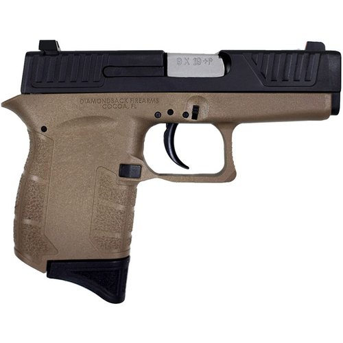 DB9 9MM Luger er en ultra-kompakt pistol med lett polymerramme, pålitelig ytelse og 6+1 magasinkapasitet, perfekt for skjult bæring og selvforsvar.