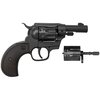 BIRDSHEAD SIDEKICK 22 LR/22 MAG revolver tilbyr 9-skudds svingesylinder, enkelt- og dobbeltvirkende avfyring, og er ideell for jakt, selvforsvar og trening.