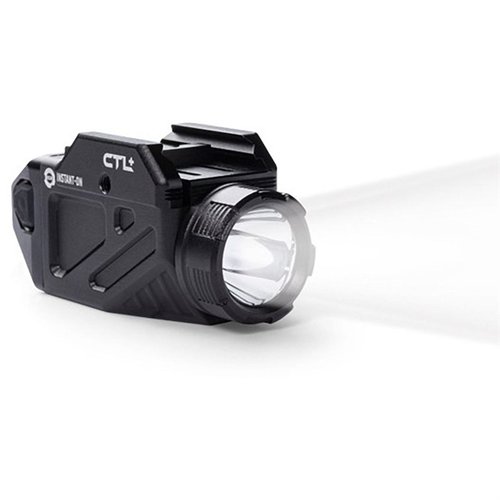 CTL+ gir 1.100 lumen lysstyrke med 59.000 candela og 486 meters rekkevidde, perfekt for lange avstander, med 60 minutters driftstid og IPX6 vanntetthet.
