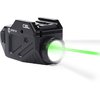 VIRIDIAN C5L er en kompakt grønn laser og lyskaster med 650 lumen, INSTANT-ON, SafeCharge og IPX6 vannmotstand, perfekt for alle skytebehov.