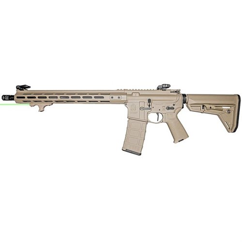 VIRIDIAN HS1™ M-LOK HAND STOP LASER gir deg en ergonomisk håndstopper med integrert laser, justerbar vind og høy synlighet for presis sikting.