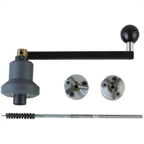PRECISION REAMERS Muzzle Crown Refacing Kit girer en rask og presis måte å kutte perfekte krone på løpet, forbedrer nøyaktigheten med justerbare piloter.