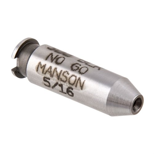 Manson Precision Rimless Cartridge Headspace Gauges gir presise målinger, holdbar konstruksjon og et bredt utvalg av kalibre for sikker og pålitelig våpenkontroll.