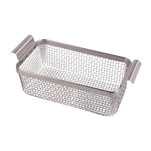 ACCESSORY BASKET fra L&R MFG gir rask, hendfri og mikroskopisk rengjøring av skitne våpen og deler, laget av rustfritt stål for langvarig bruk.