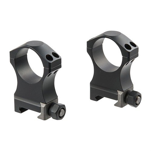 NIGHTFORCE ULTRALIGHT RINGS gir perfekt justering og nøyaktighet, laget av 7075-T6 aluminium med titanbolter for 30mm kikkert, uten skade på optikken.