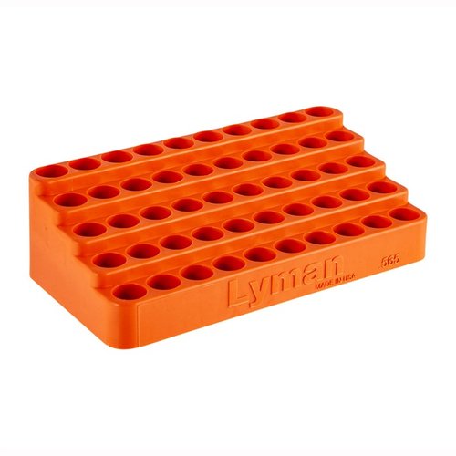 Lyman Bleacher Loading Blocks gjør om reloading til en lek med sin unike design som holder 50 .308 Win. hylser, laget av slitesterk polymer.