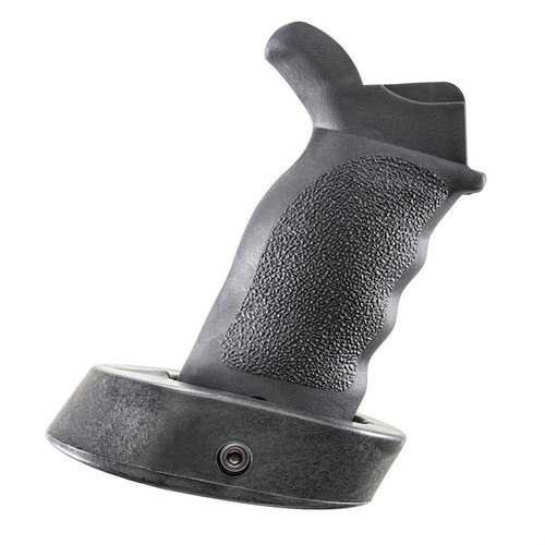 Ergo Tactical Deluxe Grip med SureGrip® gir ergonomisk komfort, justerbar palm shelf for bedre rekylkontroll og overmolded gummibelegg for optimal grep.