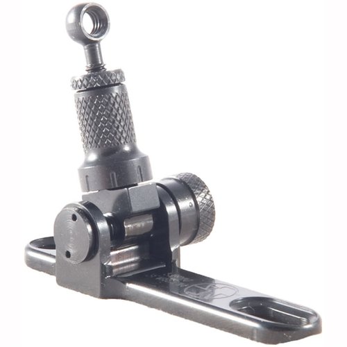 Rossi 92 bakre sikte gir bedre siktedefinisjon og raskere måltaking, med justeringer for vind og høyde, i robust stål. Krever separat monteringsskruer.