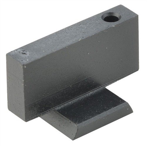 SEMI-AUTO DOVETAIL FRONT SIGHT BLANK fra MGW er sterk og klar til tilpasning, perfekt for tilpassede pistolapplikasjoner med solid dovetail-installasjon.
