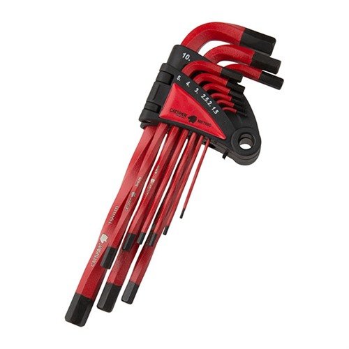 MAYHEW Heavy Duty Twisted Hex Key Set tilbyr overlegen S2 verktøystål, lengre skaft for bedre moment og korrosjonsbestandig belegg, tilgjengelig i metriske størrelser.