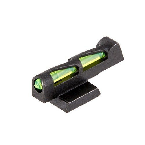 HIVIZ LITEWAVE front sight med diagonal-wave design gir økt holdbarhet og maksimal lysinnsamling, inkludert byttbare LitePipes i rød, grønn og hvit.
