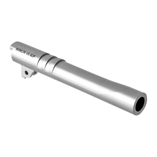 NOWLIN 1911 Bull Barrels gir presis passform for optimal nøyaktighet, forbedret gassforsegling, og reduserer rekyl for raskere oppfølgingsskudd.