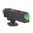 Oppgrader din Glock med NOVAKs grønne Fiber Optic Front Sights! Presisjonsmaskinerte og fri for hekter, for rask måloppnåelse under alle lysforhold. 🌟🔫 Lær mer!