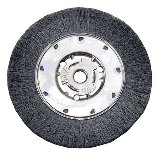 MONITOR MATTE & CARDING WHEELS gir en kraftig carding-effekt og lett matte finish, ideell for presisjonsarbeid uten å skade metallet.