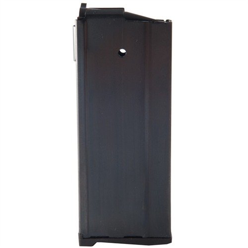 RUGER MINI-14 MAGAZINE 6.8 SPC 20RD i stål med selvsmørende polykarbonat follower, slitesterk karbonstål kropp og lett demonterbar bunnplade for enkel rengjøring.