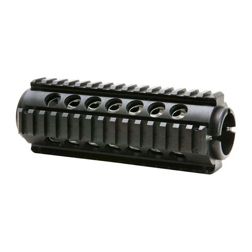 Dette to-delte Quad-Rail håndtaket for AR-15 gir mange Picatinny festepunkter og er laget av slitesterk glassfylt nylonpolymer for optimal ytelse.