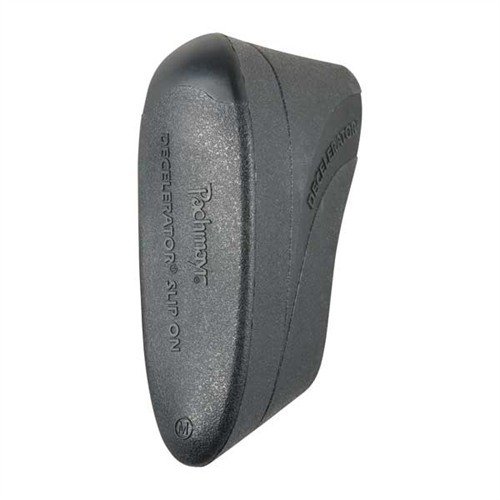 DECELERATOR® SPEED-MOUNT SLIP-ON RECOIL PAD gir utmerket demping av rekyl, enkel montering og glatt glid for rask skulderføring, tilgjengelig i svart eller brunt.