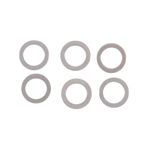 Disse presisjonsproduserte shimsene fjerner uønsket bevegelse, gir en jevnere avtrekk, og passer til Colt 1911 Auto og kloner. 10-pakning.