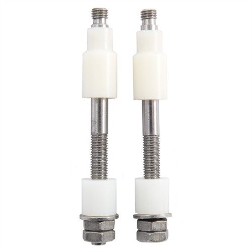 BOLT ACTION RIFLE BEDDING STUDS gir profesjonelle resultater uten å skade action-skruene, med polymerbushinger som forhindrer epoksy-overløp.