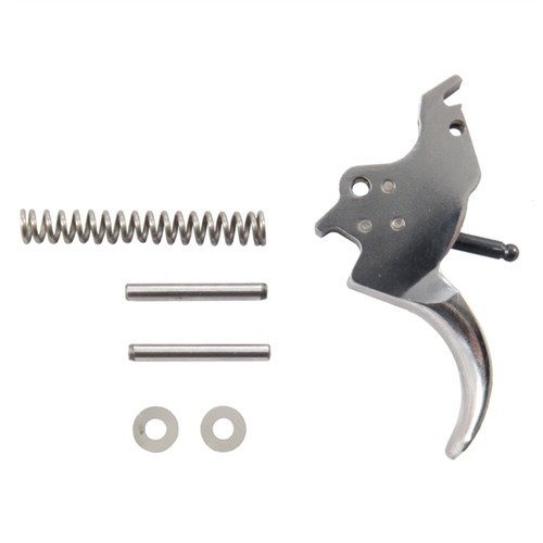 S&W REVOLVER CUSTOM TRIGGER KIT gir en jevn og konsistent avtrekk med presisjonsmaskinert utforming, perfekt for konkurranseskyttere.