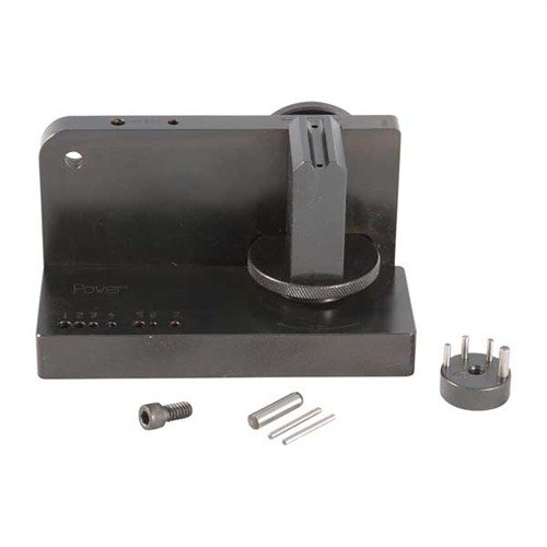 SERIES I STONING FIXTURE gir en nøyaktig og repeterbar oppsett for hammer og sear arbeid, med tilpasningsdyktighet for mange våpen og detaljerte instruksjoner.