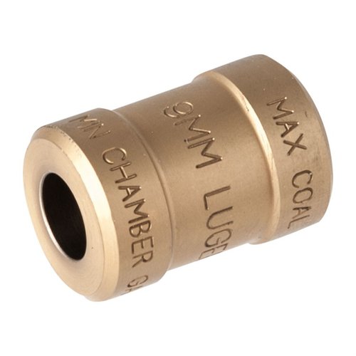 RCBS Pistol Chamber / Cartridge Gauge lar deg raskt sjekke case length, diameter og total lengde på håndlastet pistolammunisjon for perfekt passform.