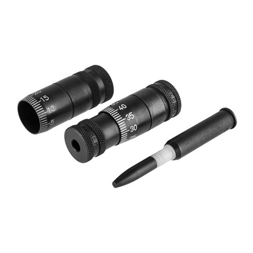 PRECISION MIC CARTRIDGE HEADSPACE TOOL gir presisjon i oppsett av full lengde sizing dies og måler nøyaktig skulder tilbakeføring for 6.5 Creedmoor.