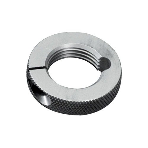 Sinclair Cross Bolt Die Lock Rings i rustfritt stål passer til standard 7/8-14 reloading dies, med flat og parallell overflate for optimal presisjon.