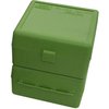 MTM CASE-GARD FLIP TOP RIFLE AMMO BOX 223-RUGER 6X47 100 ROUND GREEN