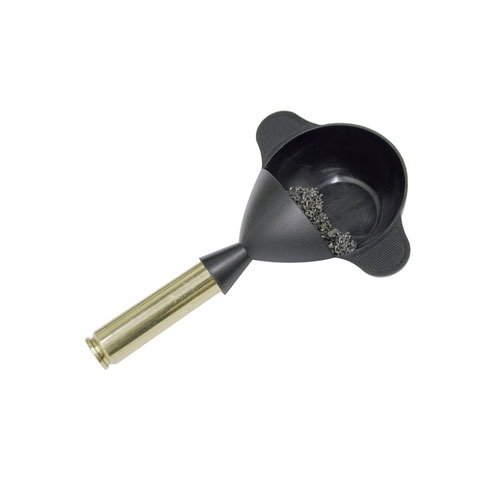 POWDER PAL FUNNEL PAN fra LYMAN er en praktisk løsning for veiing av ladninger, da den fungerer både som en skala pan og en trakt.