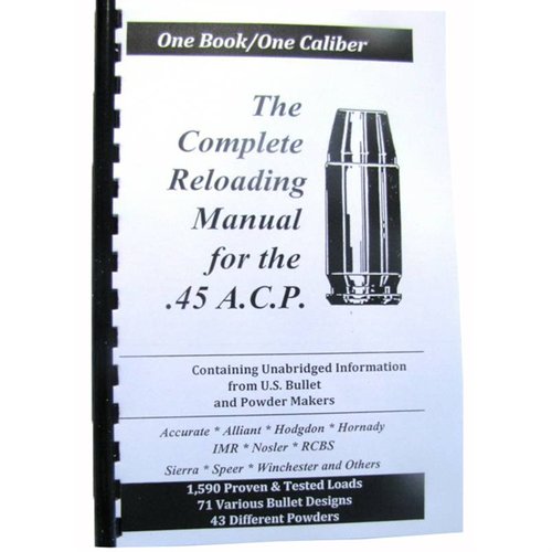 LOADBOOK-45 ACP gir oppdatert og nøyaktig informasjon om omlasting, med enkle og organiserte manualer for både nybegynnere og erfarne brukere.
