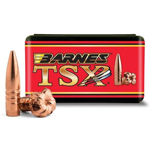 TRIPLE SHOCK X 25 CALIBER (0.257") BOAT TAIL BULLETS gir overlegen presisjon og gjennomtrengning, ideell for jakt og sportsskyting. 100gr, 50 stk per eske.