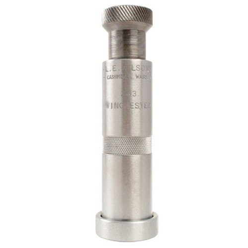 Wilson chamber type bullet seater gir en presis kontroll over kule og patron, og gir enestående nøyaktighet for benchrest skyting.