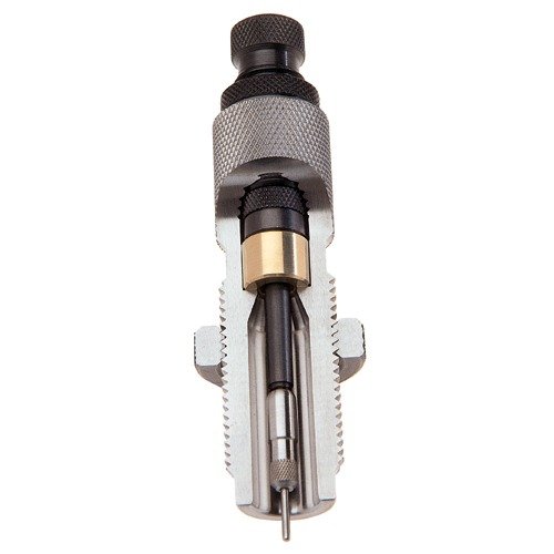 Redding Type S Bushing Full Length Dies gir presis full lengde resizing med kontroll over hylsehodet, justerbar decapping stang og mulighet for kroppsdies.
