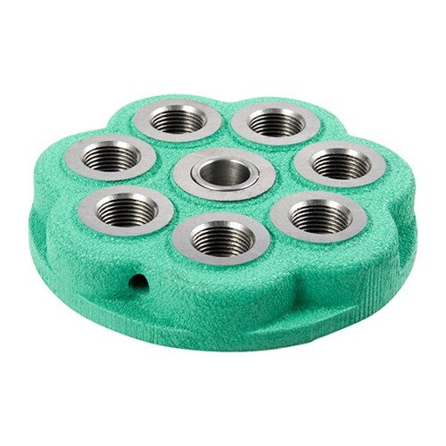 T-7 Turret Press har en syv-stasjoners turret, støpejernskonstruksjon og kraftig compound linkage for presis justering og langvarig holdbarhet.