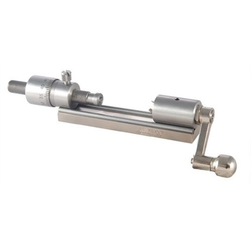 L.E. Wilson Stainless Steel Micrometer Case Trimmer gir presise justeringer i .001