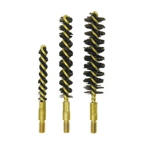 Dozen Pack Nylon Rifle Brushes fra Sinclair International gir deg 12 børster for effektiv rengjøring av 20 kaliber rifler, med 8-32M gjenge for enkel bruk.