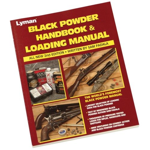 Lyman Black Powder Handbook 2. utgave gir omfattende data om black powder, cowboy action patroner, og skudd, perfekt for både nybegynnere og erfarne skytere.